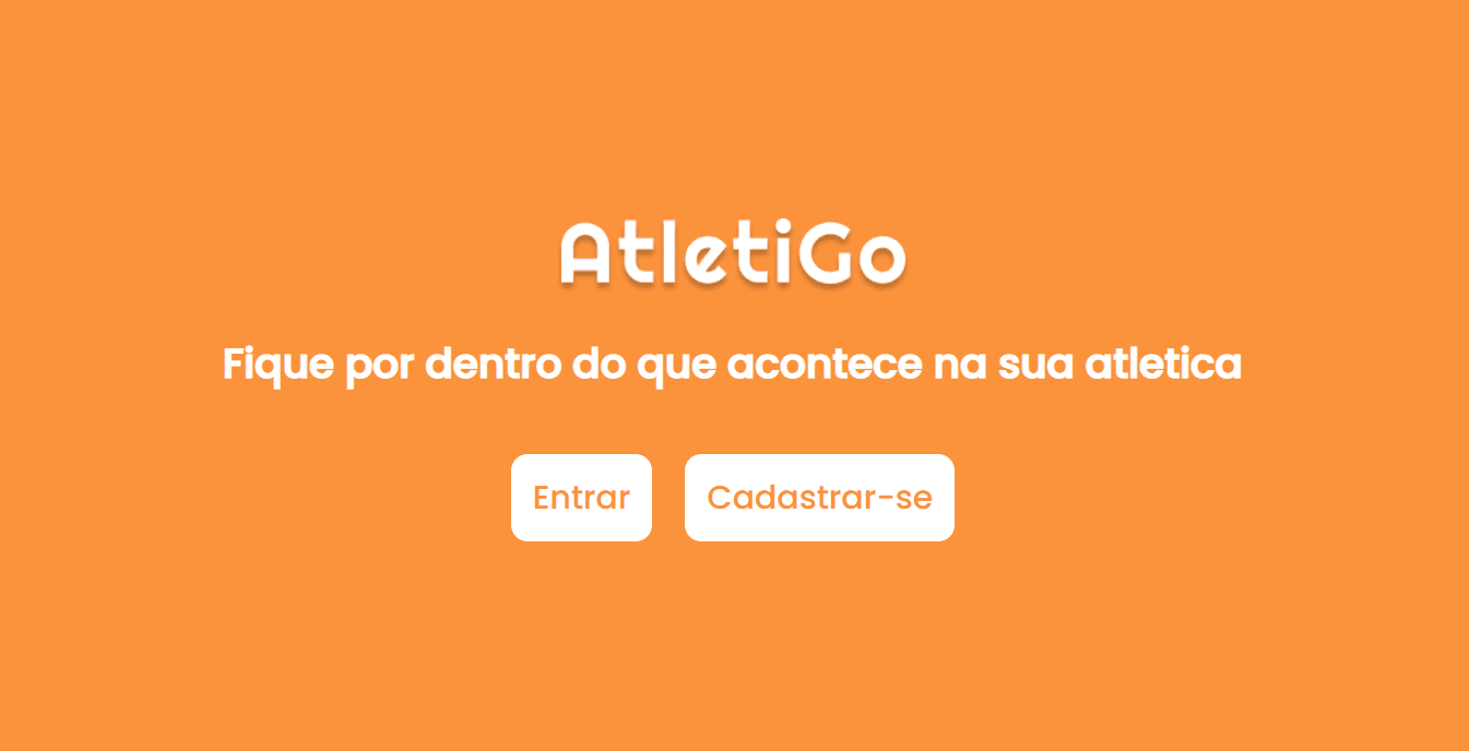 Interface do AtletiGo